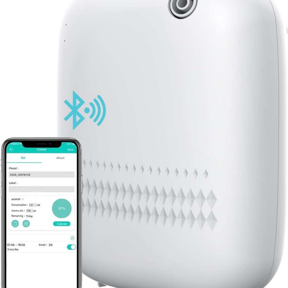 Smart Scent Air Machine Pro for Home, Waterless Essential Oil Diffuser